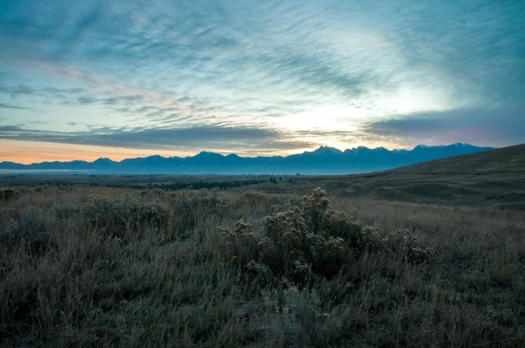 Dawn on the National Bison Range
